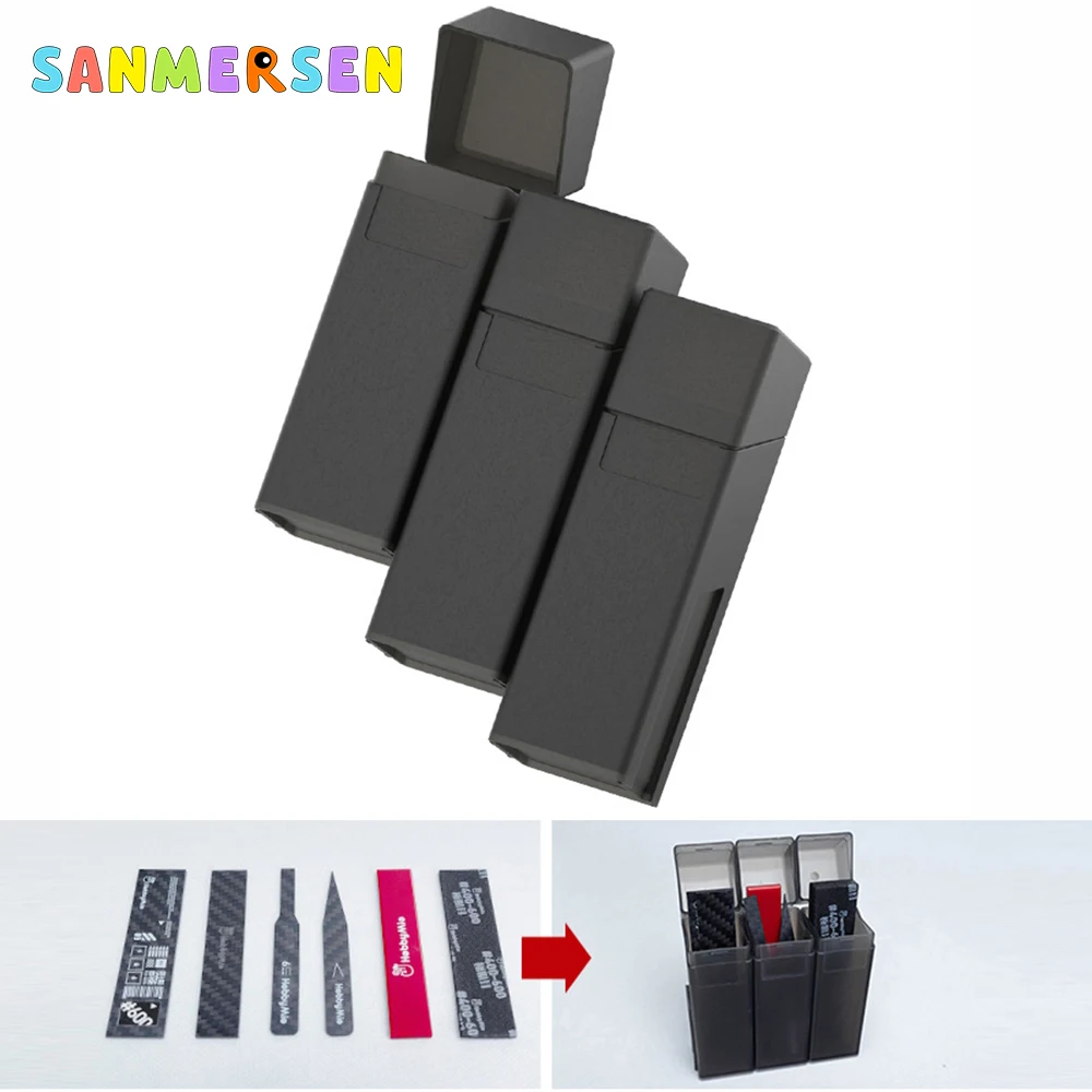 3pcs/Set Sandpaper Storage Cases Craft Tools Storage Removable Freely Assemble Model Tool Storage Boxes
3pcs/Set Sandpaper Storage Cases Craft Tools Storage Removable Freely Assemble Model Tool Storage Boxes