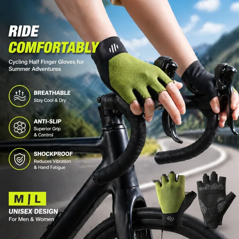 Lightweight Ventilated Weave Sweat-wicking Comfort Outdoor Fishing Mountain Biking and Road Riding Daily Sports Cycling Gloves
Lightweight Ventilated Weave Sweat-wicking Comfort Outdoor Fishing Mountain Biking and Road Riding Daily Sports Cycling Gloves