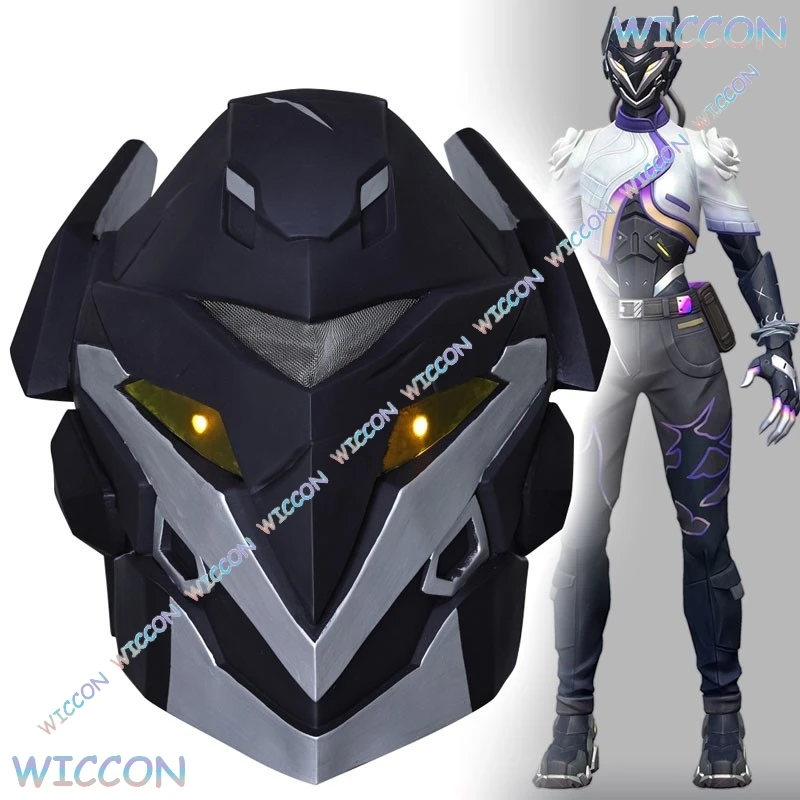 Valorant Vyse Glowing Mask Cosplay Armor Halloween Party Prop LED Light Up Cover Game Character Performance Accessory Halloween
Valorant Vyse Glowing Mask Cosplay Armor Halloween Party Prop LED Light Up Cover Game Character Performance Accessory Halloween