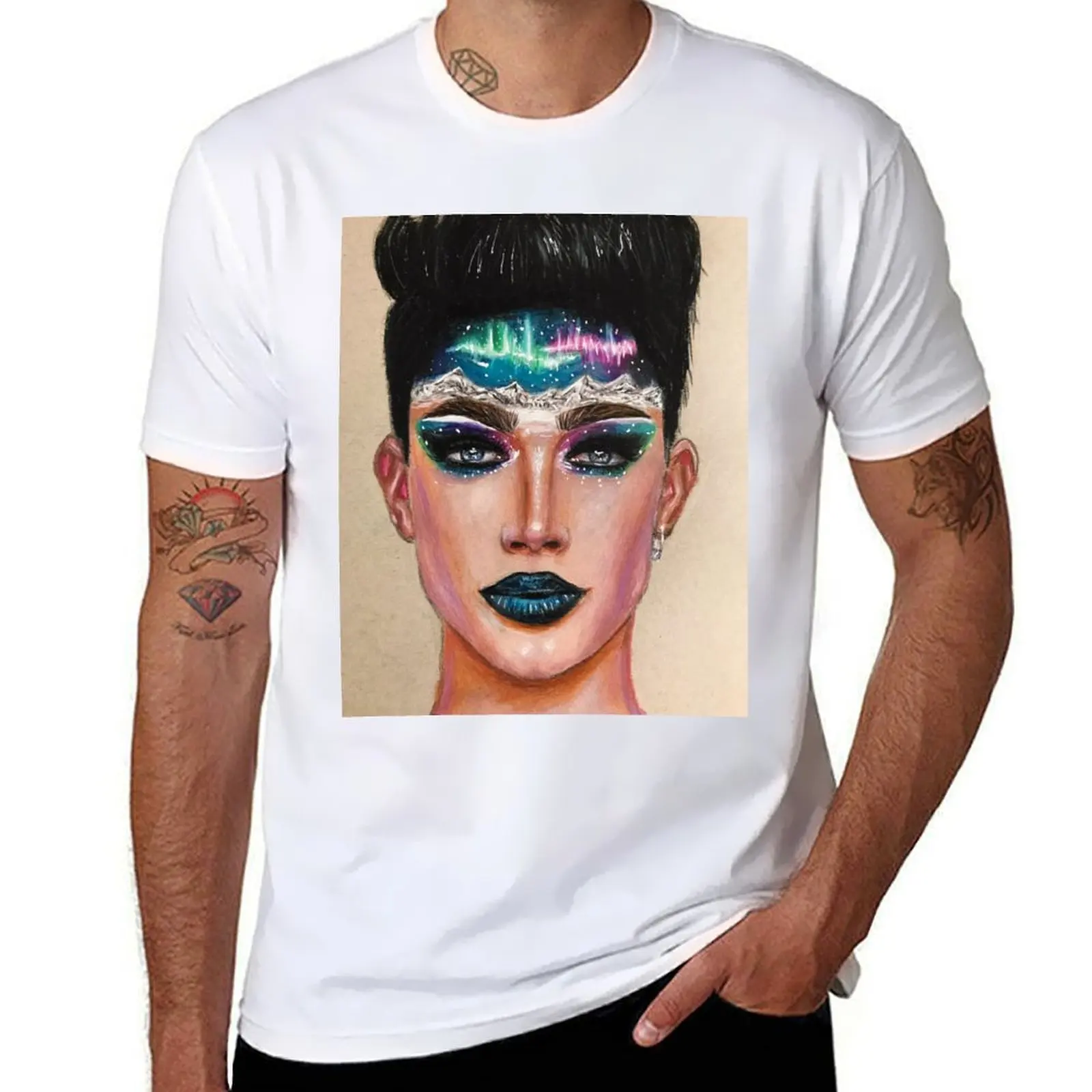 James Charles: Aurora Borealis T-Shirt t shirts designer cotton t shirts man 100% T-Shirt 
James Charles: Aurora Borealis T-Shirt t shirts designer cotton t shirts man 100% T-Shirt