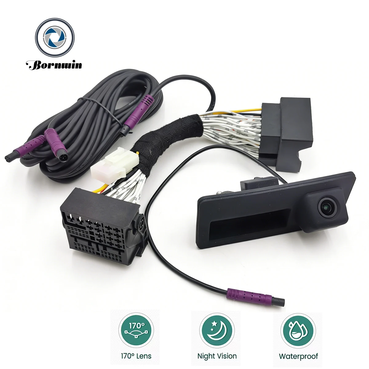 Bornwin HD Rear View Camera Backup for Volkswagen Caddy MK3 2K Golf Plus Virtus Tiguan Passat B6 B7 B8 OEM MIB Platform Original
Bornwin HD Rear View Camera Backup for Volkswagen Caddy MK3 2K Golf Plus Virtus Tiguan Passat B6 B7 B8 OEM MIB Platform Original
