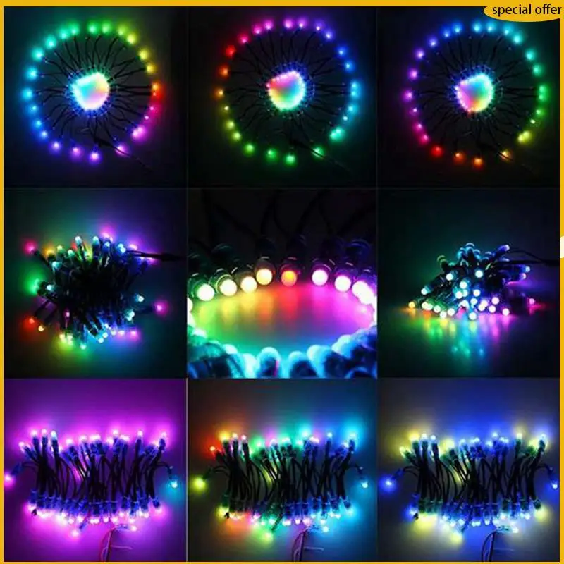 A50I 200Pcs/Lot 12Mm WS2811 2811 IC RGB LED Pixels Module String Light IP68 5V Holidays/Christmas/ Festival
A50I 200Pcs/Lot 12Mm WS2811 2811 IC RGB LED Pixels Module String Light IP68 5V Holidays/Christmas/ Festival