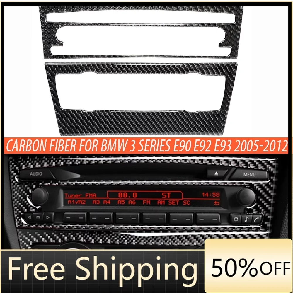 2pcs Car CD Control Console Panel Sticker Carbon Fiber Decal Trim Cover For BMW E90 E92 E93 3 Series 2005-2012 Accessories
2pcs Car CD Control Console Panel Sticker Carbon Fiber Decal Trim Cover For BMW E90 E92 E93 3 Series 2005-2012 Accessories