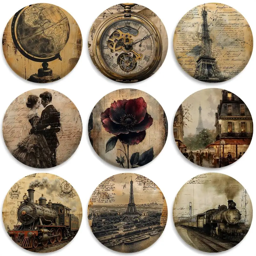 Retro Literature Art Badges Round Exquisite Badge Brooches Creative Pins For Clothes Hat Backpack Gift Accessories
Retro Literature Art Badges Round Exquisite Badge Brooches Creative Pins For Clothes Hat Backpack Gift Accessories
