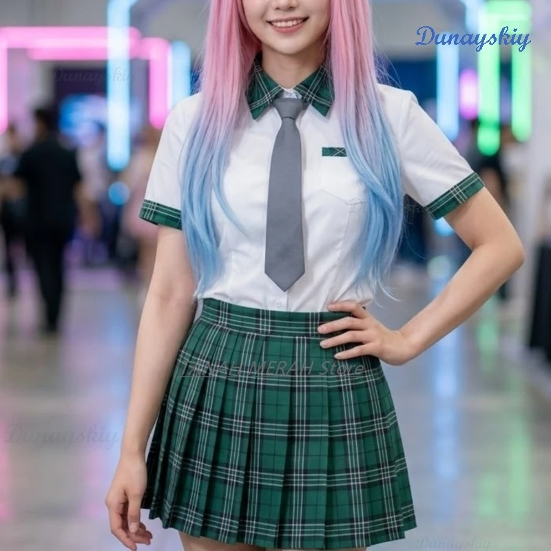 Anime Cosplay Costumes Alien Stage Season 2 Anakt Art High School Uniform Ivan Till Luka Mizi Sua Set + Plaid Skirt + Tie
Anime Cosplay Costumes Alien Stage Season 2 Anakt Art High School Uniform Ivan Till Luka Mizi Sua Set + Plaid Skirt + Tie