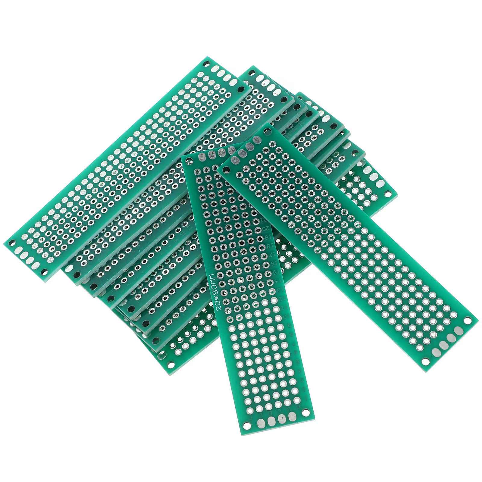 10pcs Double Sided Pcb Board 2X8Cm Universal Circuit Board For Soldering Diy Projects Pcb Boards For Electronic Projects Circuit
10pcs Double Sided Pcb Board 2X8Cm Universal Circuit Board For Soldering Diy Projects Pcb Boards For Electronic Projects Circuit