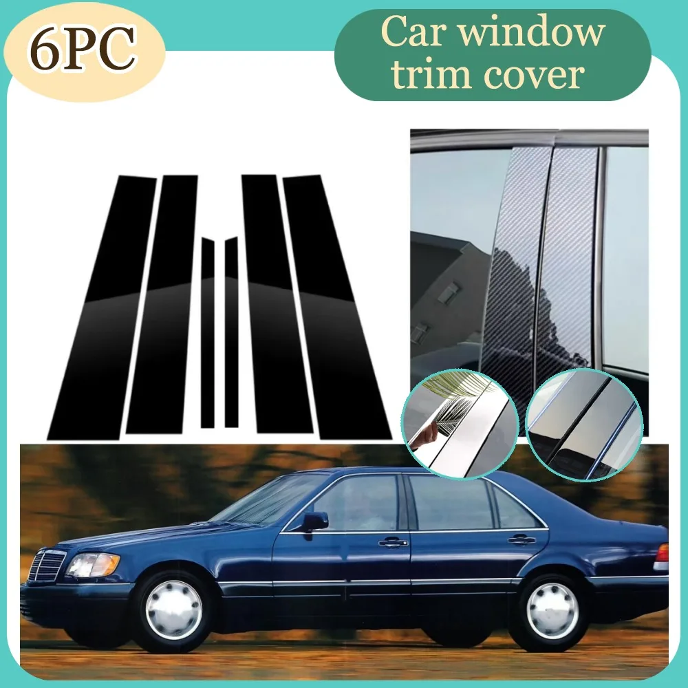 Glossy Black Pillar Post Fit For Mercedes Benz S Class W140 MK3 1992-1999 Silver Carbon Door Window Column BC Trim Sticker Cover
Glossy Black Pillar Post Fit For Mercedes Benz S Class W140 MK3 1992-1999 Silver Carbon Door Window Column BC Trim Sticker Cover