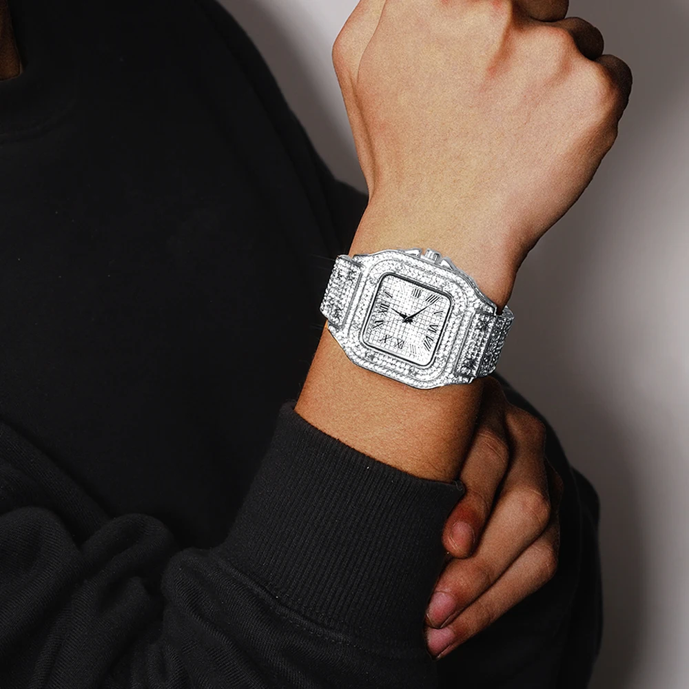 Ice Out Square Watch For Men Top Brand Luxury Full Diamond Mens Watches Ultra Thin Waterproof Hip Hop Clock Dropshipping
Ice Out Square Watch For Men Top Brand Luxury Full Diamond Mens Watches Ultra Thin Waterproof Hip Hop Clock Dropshipping