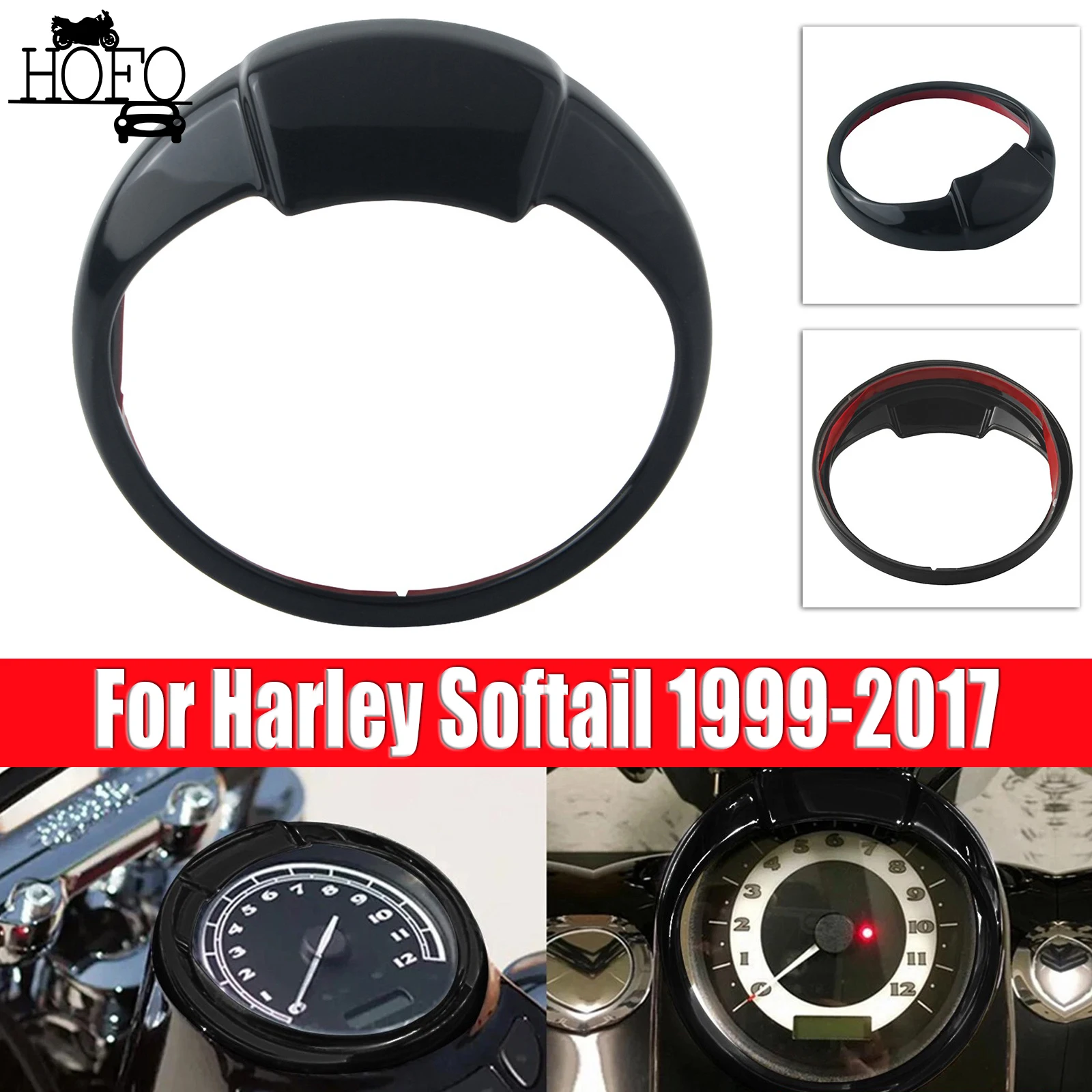 For Harley Softail 1999-2017 FXDF 2015-2017 Speedometer Gauge Trim Ring Cover
For Harley Softail 1999-2017 FXDF 2015-2017 Speedometer Gauge Trim Ring Cover