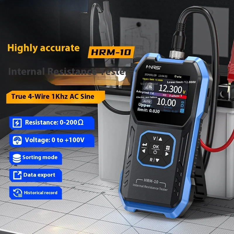 Lithium Battery Internal Resistance Meter High Precision Measuring Instrument 18650 Battery Internal Resistance Detection
Lithium Battery Internal Resistance Meter High Precision Measuring Instrument 18650 Battery Internal Resistance Detection