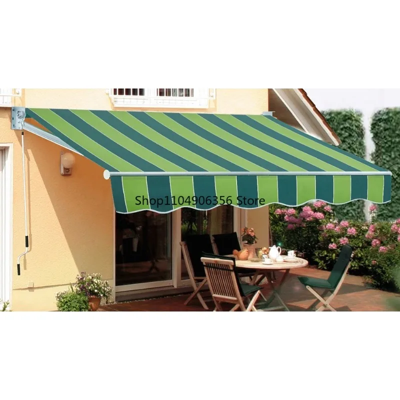 Retractable household awning Balcony Parasol Retractable awning Eaves Courtyard
Retractable household awning Balcony Parasol Retractable awning Eaves Courtyard