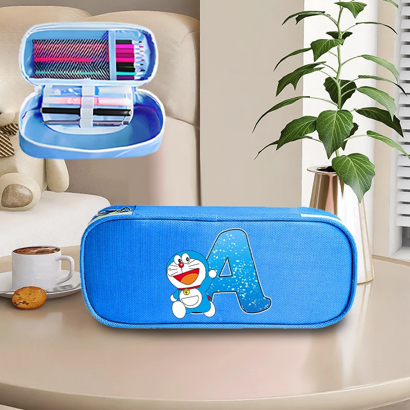 Cute Doraemoned Canvas Pencilcase Letter A-Z Fashion Pencilbag Boys Back To School Stationary Storage Pouch Gift Cartoon Pen Bag
Cute Doraemoned Canvas Pencilcase Letter A-Z Fashion Pencilbag Boys Back To School Stationary Storage Pouch Gift Cartoon Pen Bag