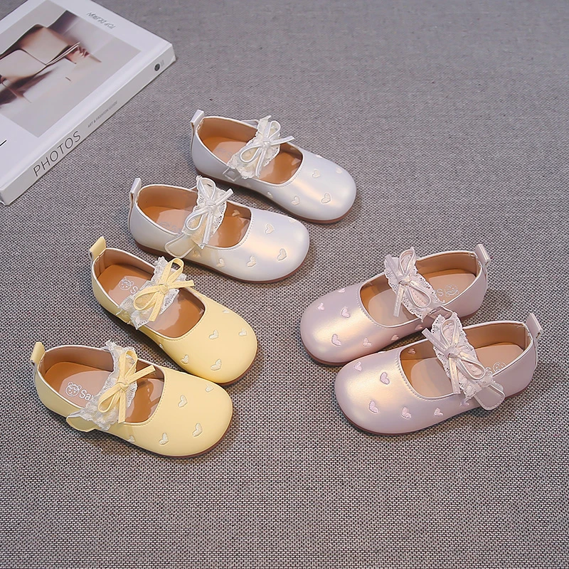 Spring Autumn Toddler Girls Mary Jane Shoes Lace Bow Heart Non-Slip Soft Sole Hook Loop Multi Color Daily Walking Shoes
Spring Autumn Toddler Girls Mary Jane Shoes Lace Bow Heart Non-Slip Soft Sole Hook Loop Multi Color Daily Walking Shoes