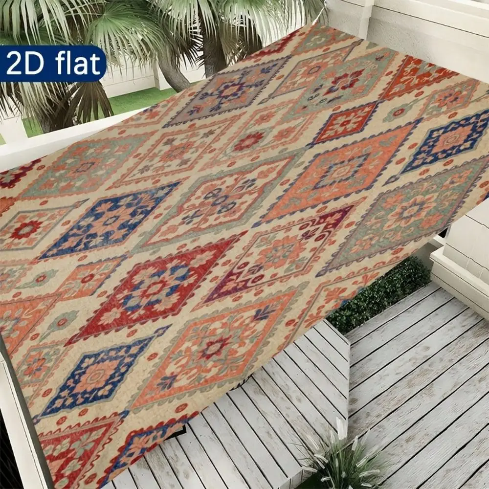 Flat, 1 Piece Of Vintage Diamond Pattern Outdoor Canopy Fabric, Outdoor Tent Flysheet, Bright Colors, Natural Style, Canopy, Ou
Flat, 1 Piece Of Vintage Diamond Pattern Outdoor Canopy Fabric, Outdoor Tent Flysheet, Bright Colors, Natural Style, Canopy, Ou