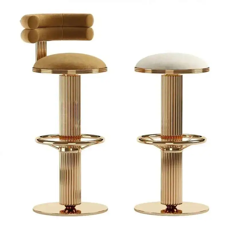 Nordic Light Luxury Bar Chairs Metal Stainless Steel High Stools for Kitchen Simple Modern Cafe Bar Swivel Chair Bar Furniture
Nordic Light Luxury Bar Chairs Metal Stainless Steel High Stools for Kitchen Simple Modern Cafe Bar Swivel Chair Bar Furniture