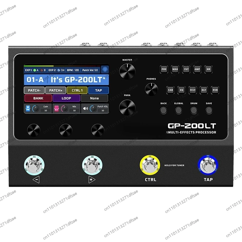 Guitar Bass Amp Modeling IR Cabinets Simulation Over 240 High Quality Effects Uncompromised Sound Valeton GP-200LT
Guitar Bass Amp Modeling IR Cabinets Simulation Over 240 High Quality Effects Uncompromised Sound Valeton GP-200LT