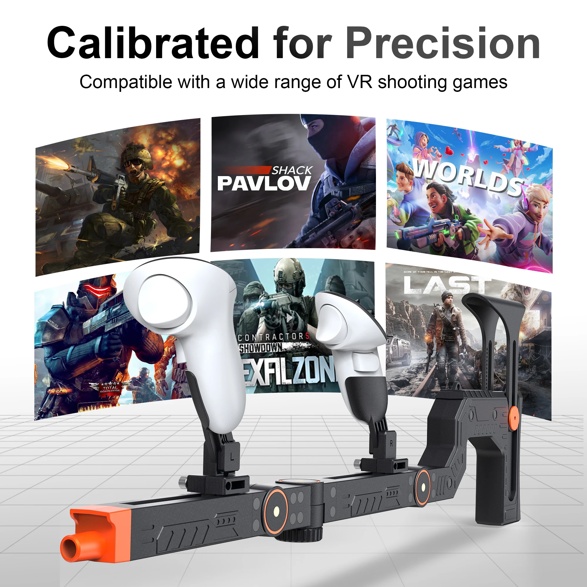 VR Gun Stock Compatible with Meta Quest 3/ Quest 3S Gun Stock Magnetic Adjustment Accessories,Shoulder Straps for FPS
VR Gun Stock Compatible with Meta Quest 3/ Quest 3S Gun Stock Magnetic Adjustment Accessories,Shoulder Straps for FPS