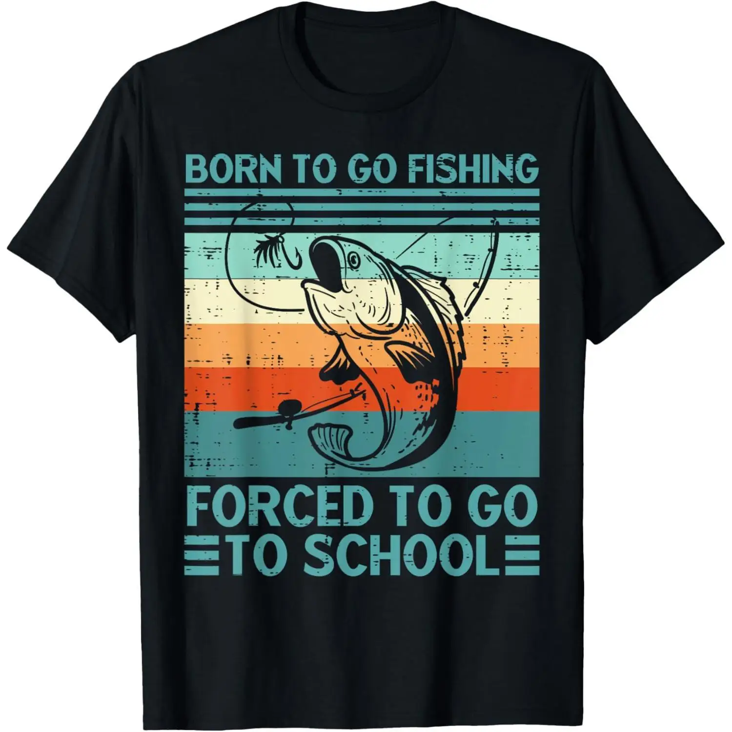 Women's Funny Fishing T-Shirt "Born To Fish Forced To School" Retro Bass Graphic Tee Angler Gift Casual Top
Women's Funny Fishing T-Shirt "Born To Fish Forced To School" Retro Bass Graphic Tee Angler Gift Casual Top