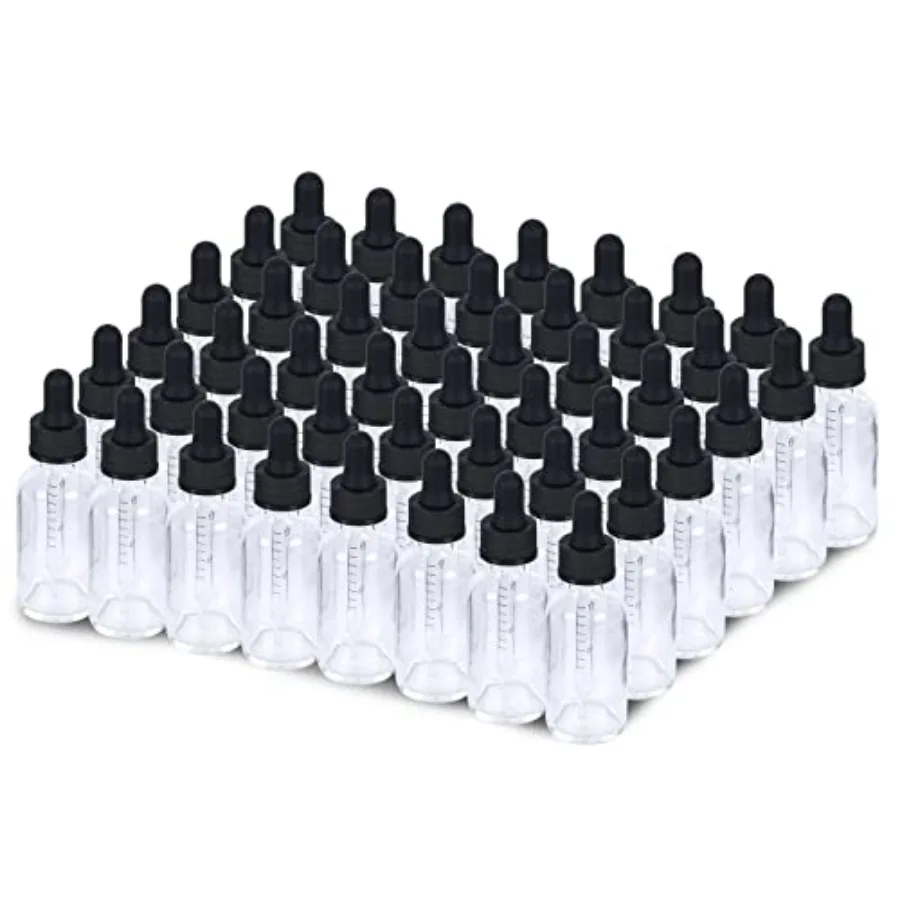 2 oz Dropper Bottle 48 Pack Glass Boston Bottles 60ml with Eye Droppers Caps for Essential Oils Perfume Leak Proof Travel Bottl
2 oz Dropper Bottle 48 Pack Glass Boston Bottles 60ml with Eye Droppers Caps for Essential Oils Perfume Leak Proof Travel Bottl