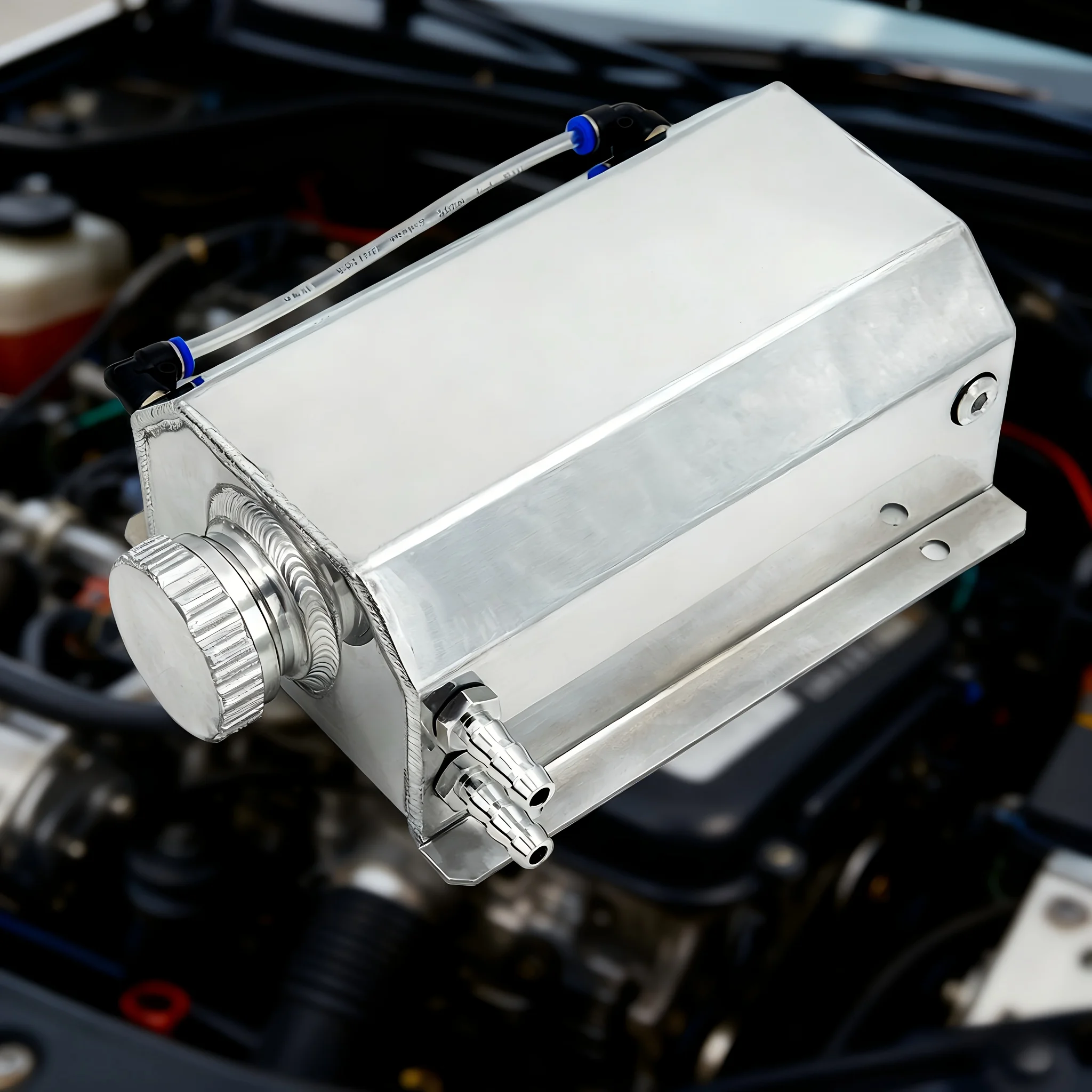 Coolant Overflow Reservoir Tank 67.63oz Expansion Catch Can Universal Radiator Reservoir Polished Aluminum Silver
Coolant Overflow Reservoir Tank 67.63oz Expansion Catch Can Universal Radiator Reservoir Polished Aluminum Silver