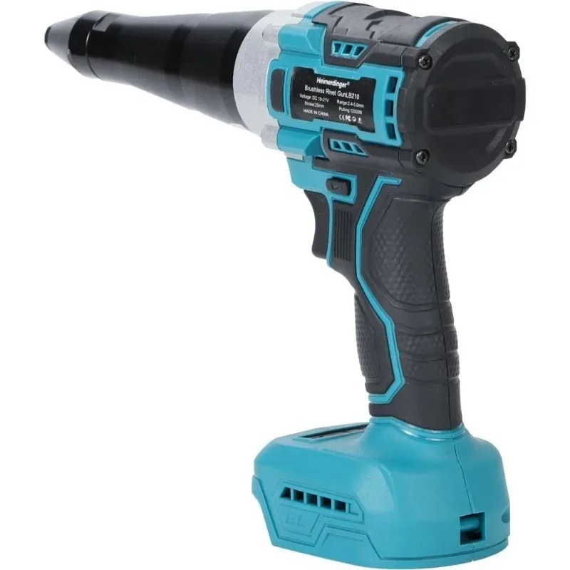 【Hot Item】Brushless Rivet Gun 18-21V Cordless, 2.4-5.0cm Range, 12000N Pulling Force, LED Light, Forward/Reverse, Multi-Hole Coo
【Hot Item】Brushless Rivet Gun 18-21V Cordless, 2.4-5.0cm Range, 12000N Pulling Force, LED Light, Forward/Reverse, Multi-Hole Coo