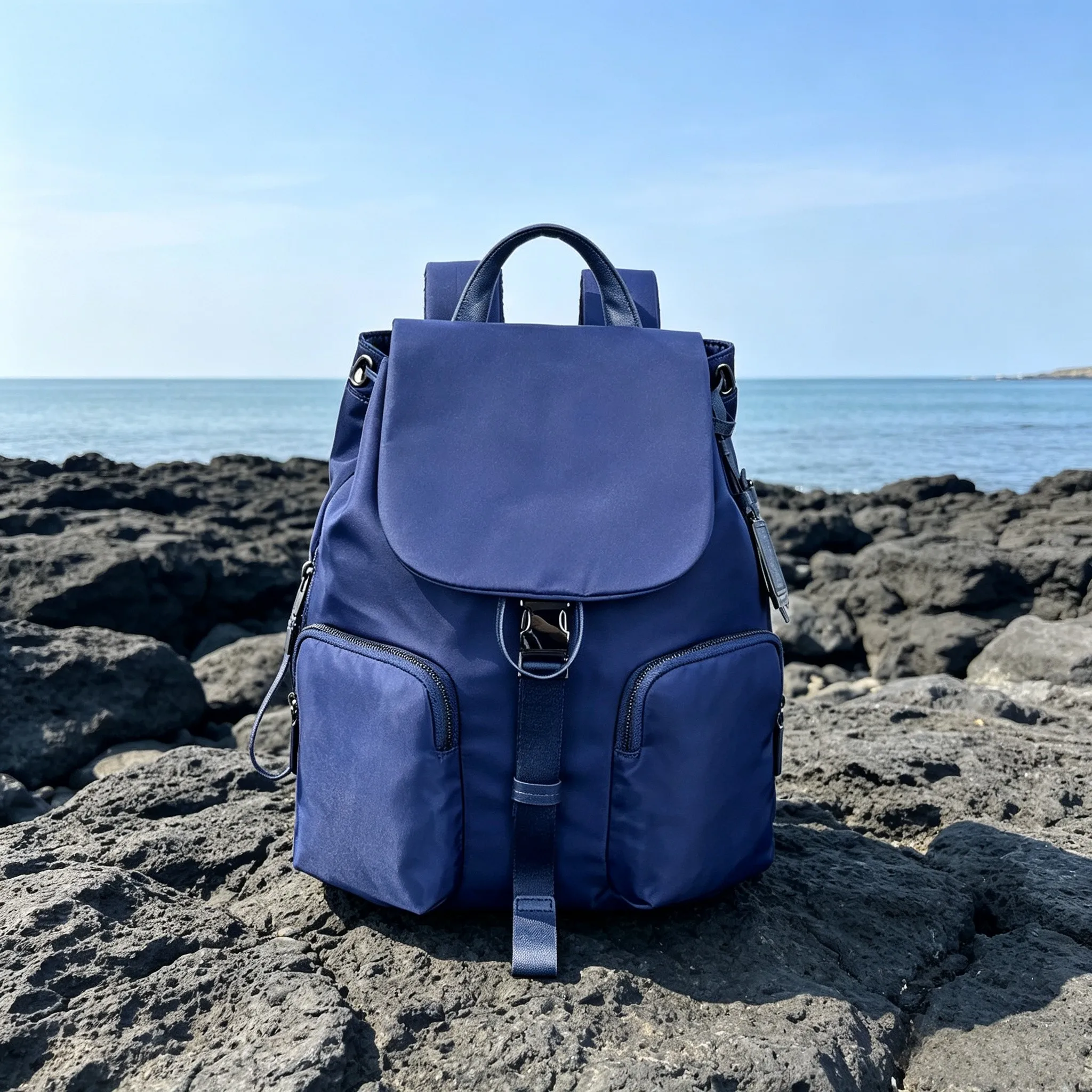 Minimal Multi-functional Flap Nylon Backpack Fashion Daypack for Women Business Trip Travel
Minimal Multi-functional Flap Nylon Backpack Fashion Daypack for Women Business Trip Travel