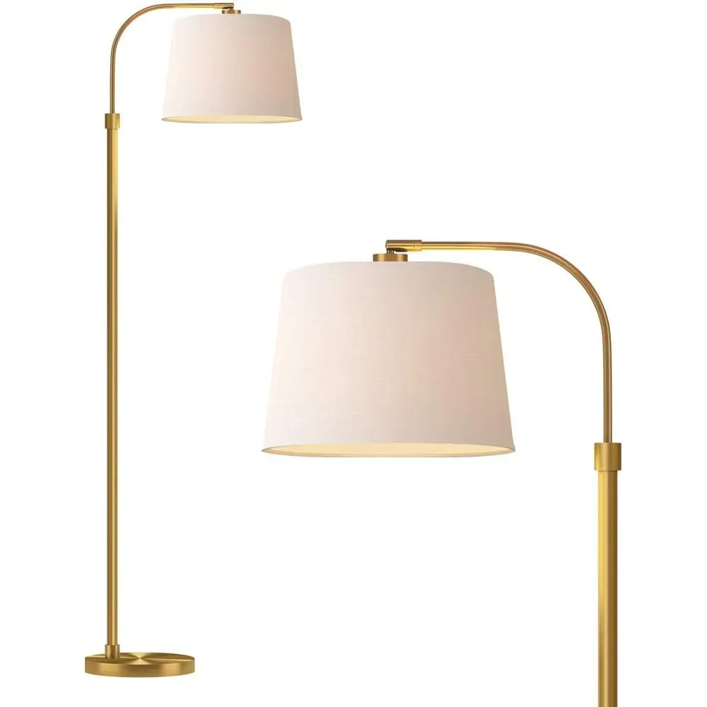 62 Vintage-Style Gold Arc Floor Lamp for Living Rooms, Bedrooms, and Reading Nooks with Antique Brass Shade
62 Vintage-Style Gold Arc Floor Lamp for Living Rooms, Bedrooms, and Reading Nooks with Antique Brass Shade