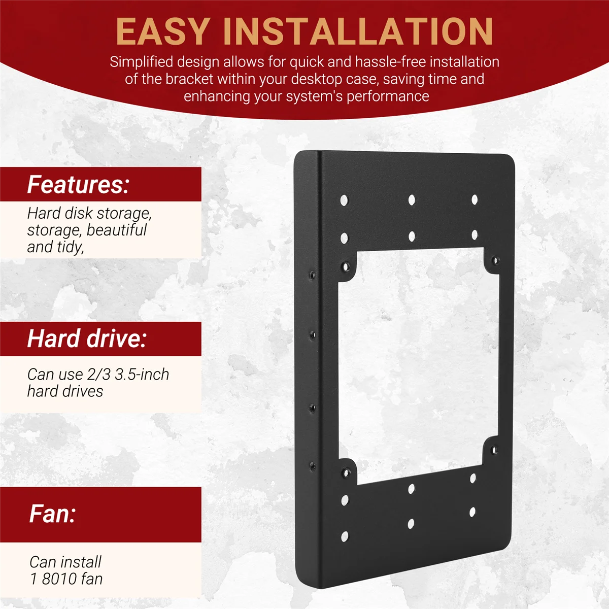3.5 Inch Hard Disk Bracket 3 Layers Holder Desktop Computer Case HDD Expansion Support Bracket A Vogue
3.5 Inch Hard Disk Bracket 3 Layers Holder Desktop Computer Case HDD Expansion Support Bracket A Vogue