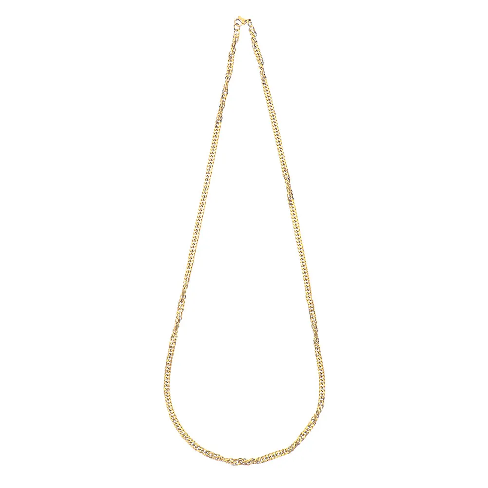Golden Chain Jewelry Fashion Titanium Steel Necklace Men Women Choker Party Supplies Unique Design Accessories
Golden Chain Jewelry Fashion Titanium Steel Necklace Men Women Choker Party Supplies Unique Design Accessories