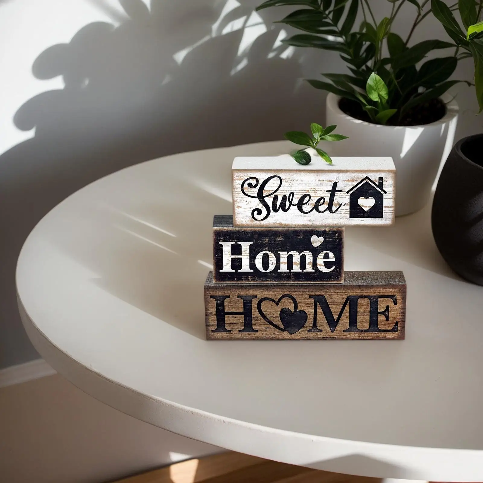 Wooden Tiered Tray Decor Farmhouse Wooden Tabletop Decor Rustic Blocks Centerpiece Holiday Scene Props for Cafe Bakery Backyard
Wooden Tiered Tray Decor Farmhouse Wooden Tabletop Decor Rustic Blocks Centerpiece Holiday Scene Props for Cafe Bakery Backyard