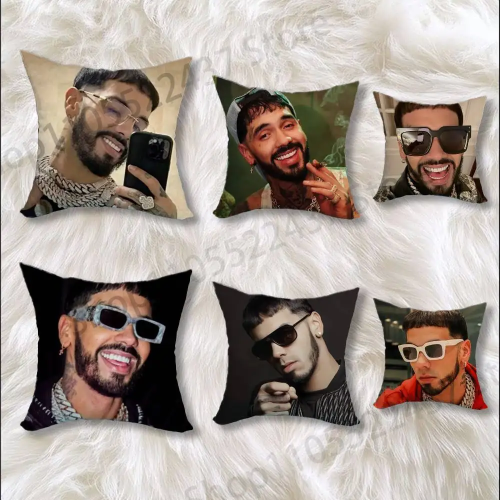HOT Rapper A-Anuel AA Print Throw Pillow Cover Square Cushion Case for Living Room Bedroom Decor
HOT Rapper A-Anuel AA Print Throw Pillow Cover Square Cushion Case for Living Room Bedroom Decor