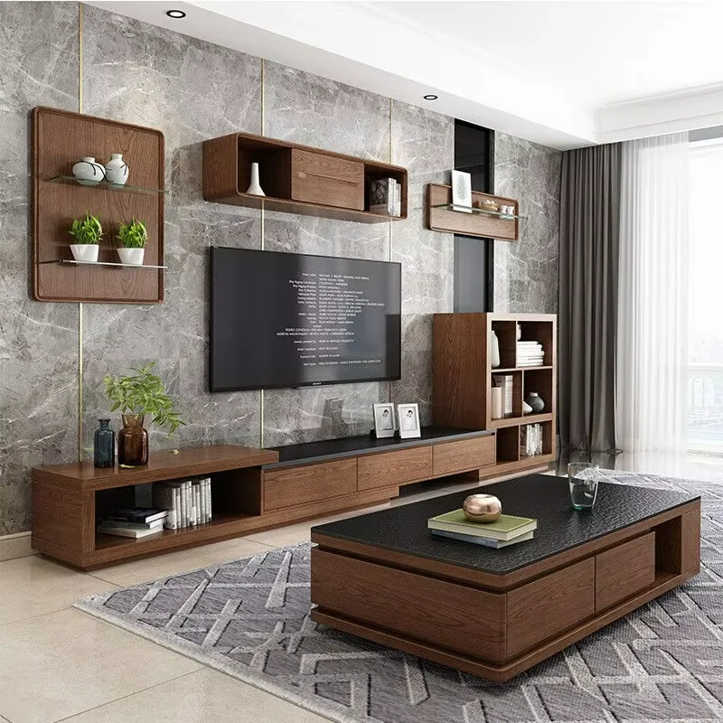 TV Cabinet Modern Simple Tea Table Combination Small Household Floor Cabinet New Chinese Living Room Floor Cabinet
TV Cabinet Modern Simple Tea Table Combination Small Household Floor Cabinet New Chinese Living Room Floor Cabinet