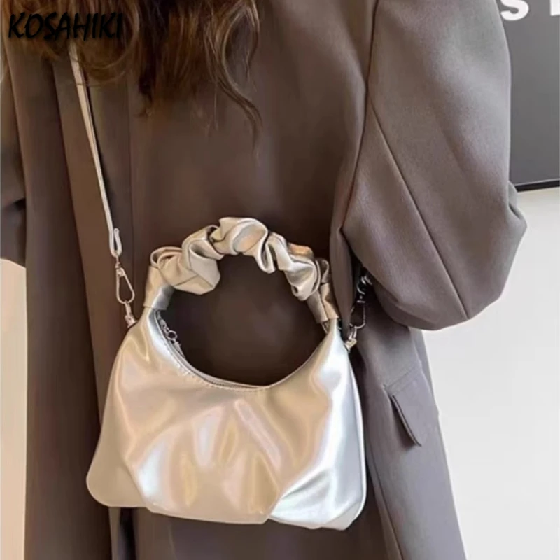 Luxury Design Fashion Pleated Shoulder Bags Y2k Trendy Vintage All Match Women Mini Handbags Casual Simple Crossbody Bags Korean
Luxury Design Fashion Pleated Shoulder Bags Y2k Trendy Vintage All Match Women Mini Handbags Casual Simple Crossbody Bags Korean