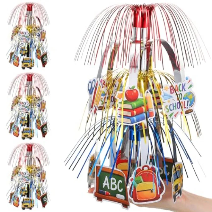 4 Sets Back to School Decorations Classroom Table Centerpiece Metallic Foil Spray Centerpieces for Welcome First Day of School
4 Sets Back to School Decorations Classroom Table Centerpiece Metallic Foil Spray Centerpieces for Welcome First Day of School