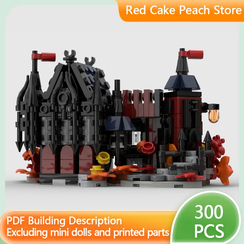 Модель средневекового замка MOC, строительные блоки, маленькая черная крепость, модульная технология, детские праздничные подарки, игрушки для сборки, набор
Модель средневекового замка MOC, строительные блоки, маленькая черная крепость, модульная технология, детские праздничные подарки, игрушки для сборки, набор