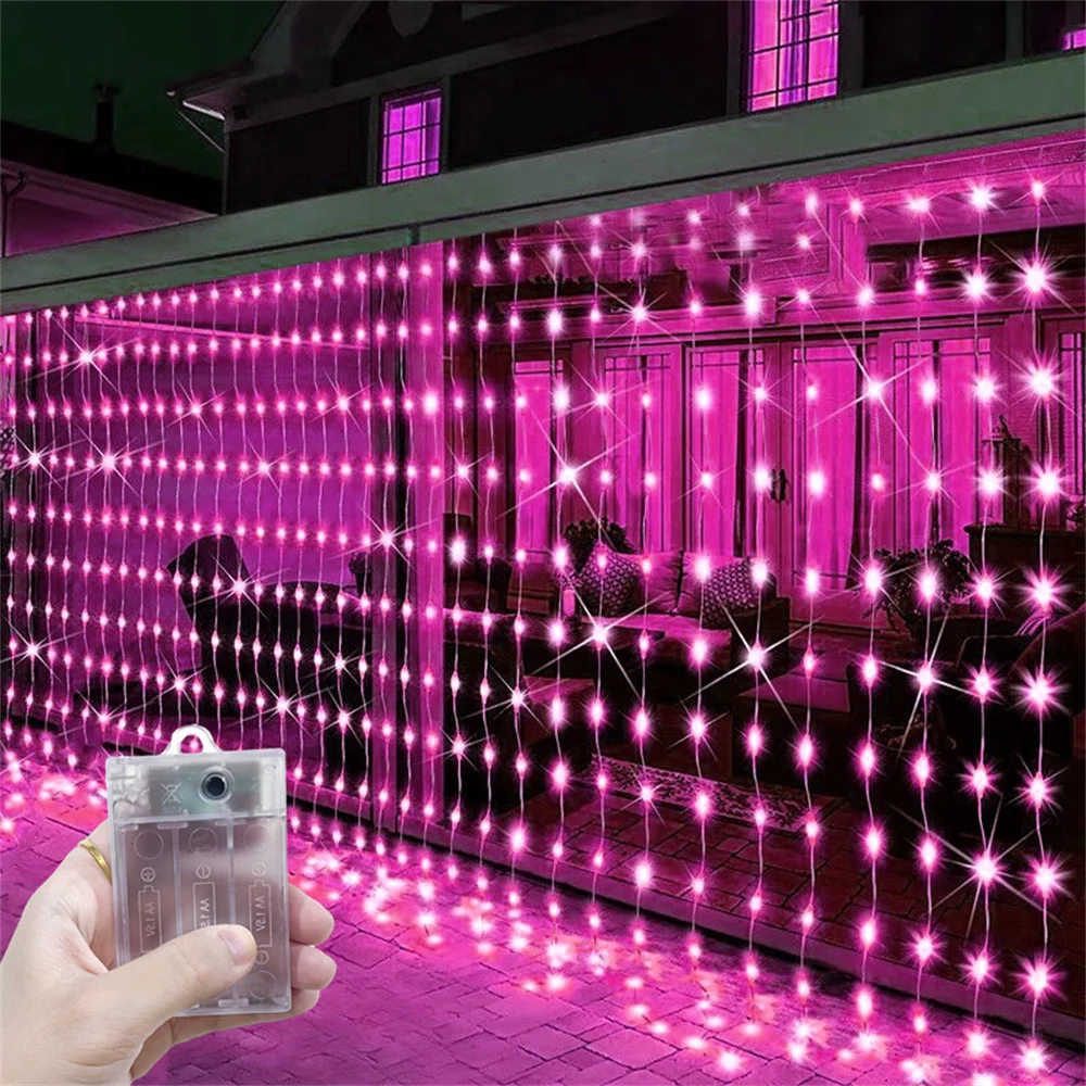 Светодиодная гирлянда-штора на батарейках для декора на День святого Валентина, Уличный декор, Ид Мубарак, Свадьба, Рамадан 2026, Декор для дома
Светодиодная гирлянда-штора на батарейках для декора на День святого Валентина, Уличный декор, Ид Мубарак, Свадьба, Рамадан 2026, Декор для дома