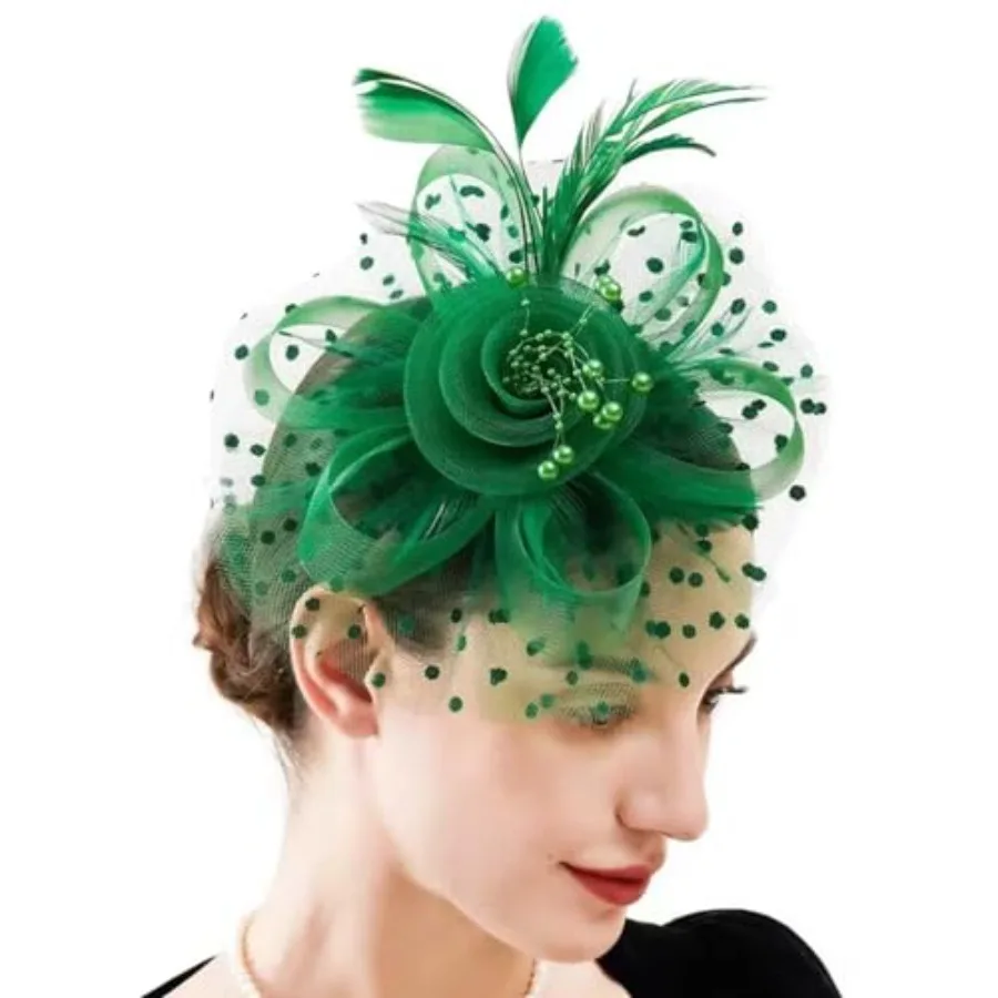 JUNBESTN Fascinators Hat Tea Party Headwear for Women Flower Mesh Feathers Headband
JUNBESTN Fascinators Hat Tea Party Headwear for Women Flower Mesh Feathers Headband
