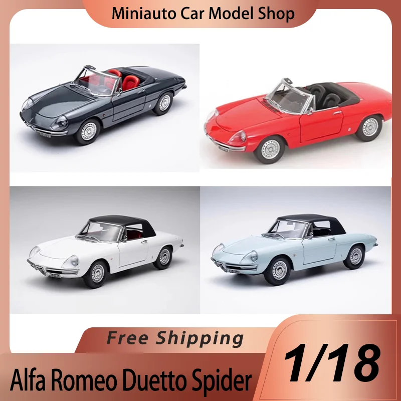New In Stock Touring 1:18 Alfa Romeo Duetto Spider 1600 1966 Alloy Miniature Diecast Alfa Romeo Sports Car Ornaments Toy Gift
New In Stock Touring 1:18 Alfa Romeo Duetto Spider 1600 1966 Alloy Miniature Diecast Alfa Romeo Sports Car Ornaments Toy Gift