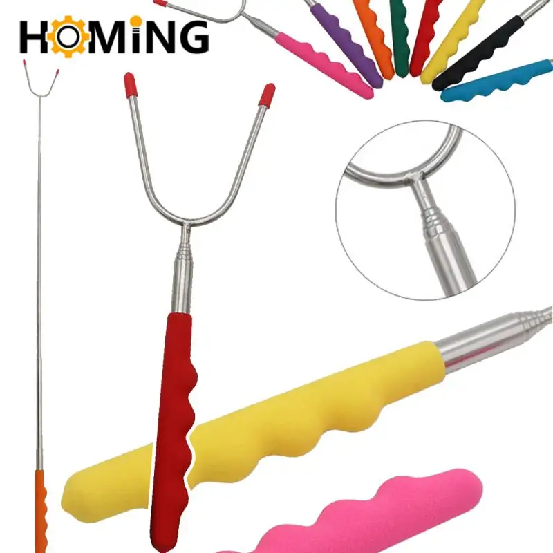 1PC Barbecue Skewers Adjustable Stainless Steel Wooden Handle Long Campfire Telescopic Extendable BBQ Fork Barbecue Accessories
1PC Barbecue Skewers Adjustable Stainless Steel Wooden Handle Long Campfire Telescopic Extendable BBQ Fork Barbecue Accessories