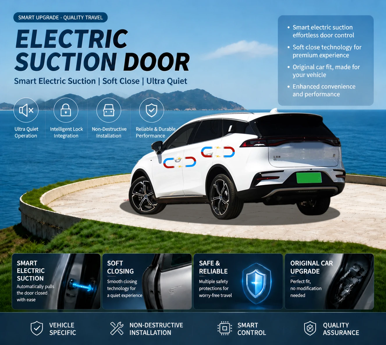 Car Specific Car Modification Auto Suction Soft Close Door Modification Parts & Accessories For BYD Tang DM EV 2018-present
Car Specific Car Modification Auto Suction Soft Close Door Modification Parts & Accessories For BYD Tang DM EV 2018-present
