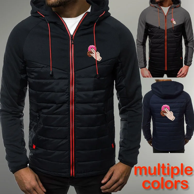 New fashionable men's autumn printed comfortable casual fashion patchwork jacket hooded top warm hooded sweatshirt
New fashionable men's autumn printed comfortable casual fashion patchwork jacket hooded top warm hooded sweatshirt