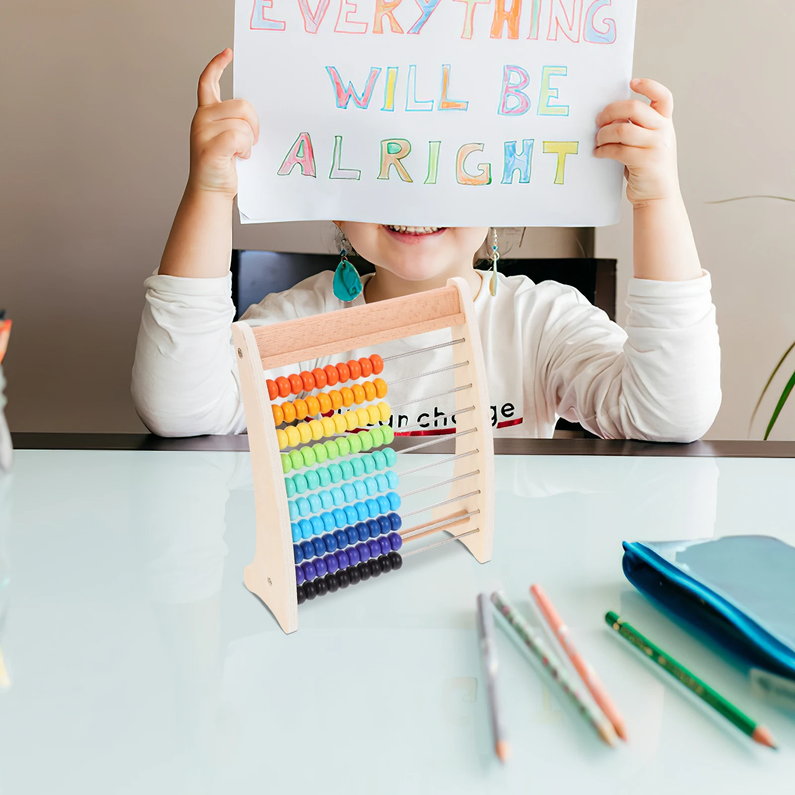 1 set 1 Set Kids Educational Wooden Abacus Calculation Tool Math Learning Bead Counting Game Parent Child Supplies
1 set 1 Set Kids Educational Wooden Abacus Calculation Tool Math Learning Bead Counting Game Parent Child Supplies