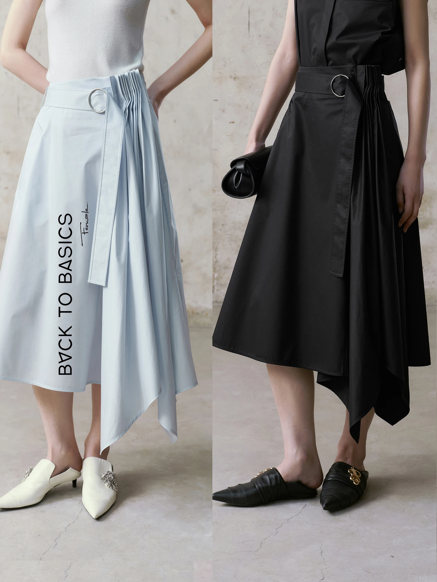 High Waist Asymmetric 3D Pleated Half Skirt High Quality SUPIMA Cotton Midi Skirt Versatile Color Summer 2023 A-Line Skirt
High Waist Asymmetric 3D Pleated Half Skirt High Quality SUPIMA Cotton Midi Skirt Versatile Color Summer 2023 A-Line Skirt