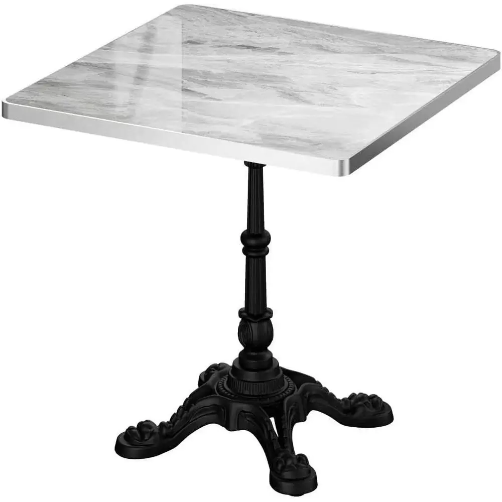 Grey Marble Square Sintered Stone Dining Table with Heavy-Duty Cast Iron Base, Suitable for Indoor/Outdoor Use, Ideal for 2-4 Pe
Grey Marble Square Sintered Stone Dining Table with Heavy-Duty Cast Iron Base, Suitable for Indoor/Outdoor Use, Ideal for 2-4 Pe