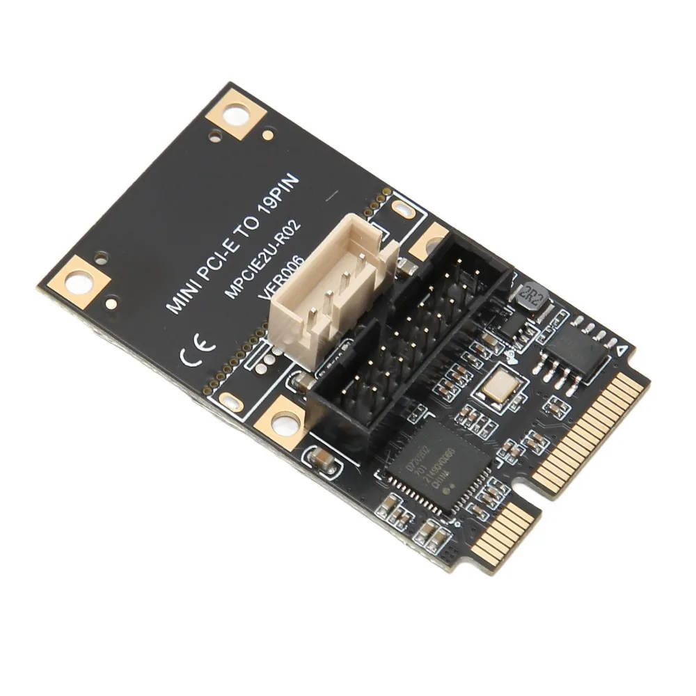 5Gbps Speed Mini PCIE to USB3.2 Expansion Card Front Interface Plug and Play USB3.2 GEN1 Expansion Card Stable Transmission
5Gbps Speed Mini PCIE to USB3.2 Expansion Card Front Interface Plug and Play USB3.2 GEN1 Expansion Card Stable Transmission
