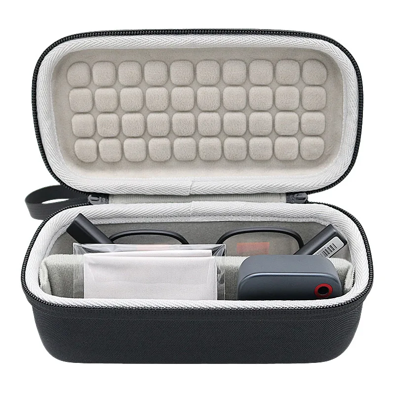 Hard Travel Carrying Case Pouch for INMO GO3 AI Smart Glasses with Soft Velvet Lining and Portable Handle
Hard Travel Carrying Case Pouch for INMO GO3 AI Smart Glasses with Soft Velvet Lining and Portable Handle