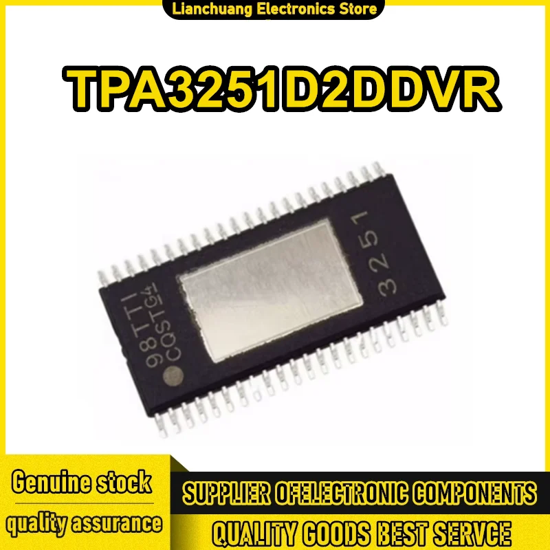2 шт. 100% новый набор микросхем TPA3251D2DD TPA3251D2DDVR TPA3251 3251 HTSSOP44
2 шт. 100% новый набор микросхем TPA3251D2DD TPA3251D2DDVR TPA3251 3251 HTSSOP44