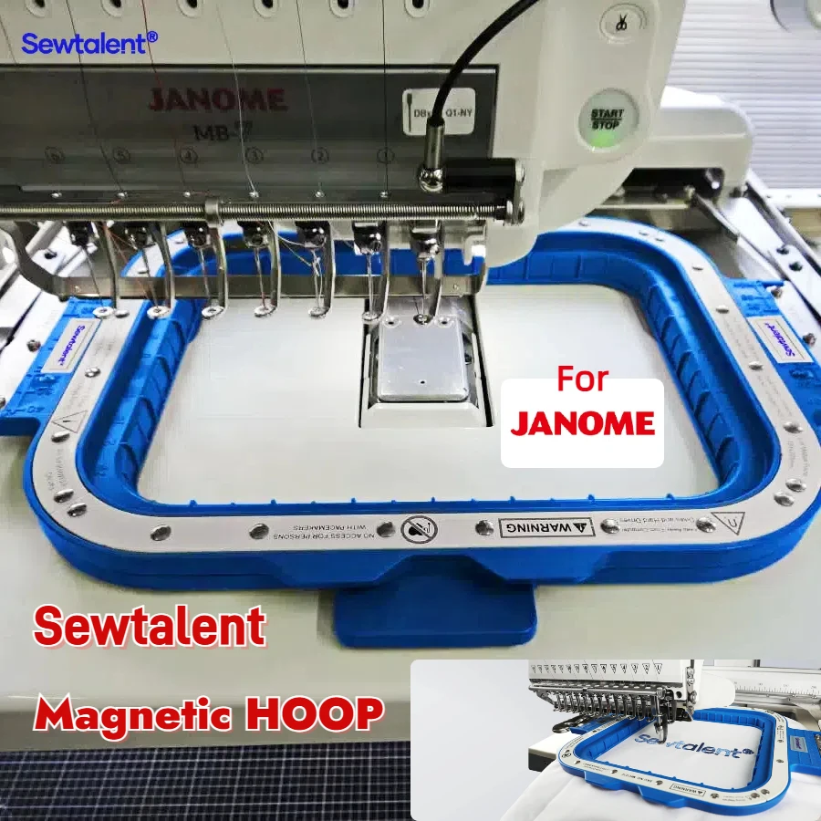 Magnetic Hoop for Janome Embroidery Machine Sewtalent Magnet Frame For Janome MB-4 MB-4S MB-7 embroidery machine
Magnetic Hoop for Janome Embroidery Machine Sewtalent Magnet Frame For Janome MB-4 MB-4S MB-7 embroidery machine