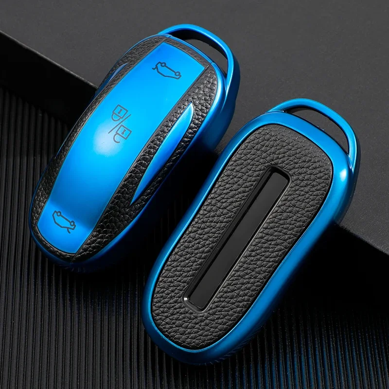 Car Remote Smart Key Cover Case Fob Bag Shell Holder Keychain for Tesla Model S Model 3 Model X Accessories Car TPU Leahter
Car Remote Smart Key Cover Case Fob Bag Shell Holder Keychain for Tesla Model S Model 3 Model X Accessories Car TPU Leahter