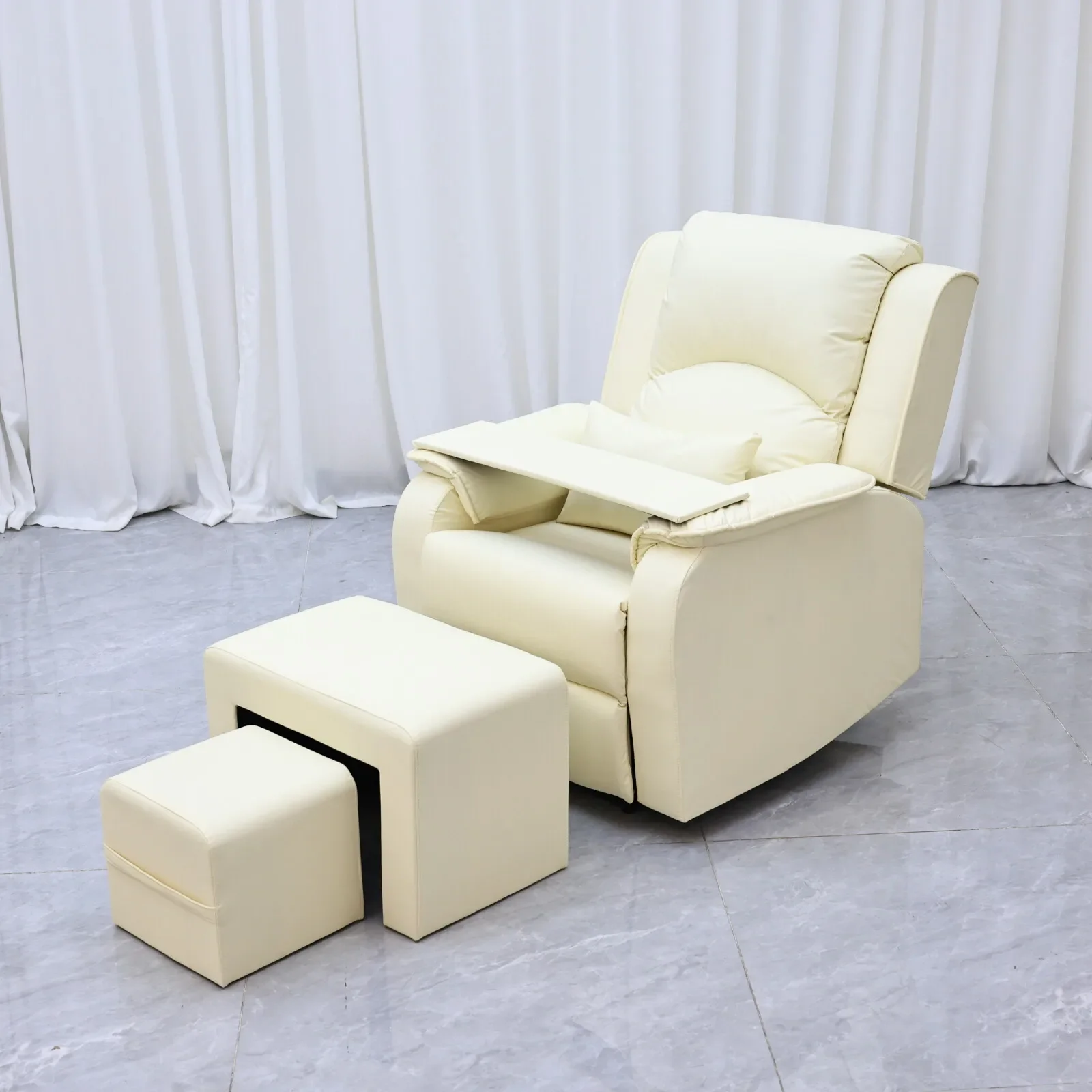 2026 New Design Hair Care Sofa, Off-white Nail Salon Sofa Foot Repair Chair, Grand Opening Commercial Furniture Custom Wholesale
2026 New Design Hair Care Sofa, Off-white Nail Salon Sofa Foot Repair Chair, Grand Opening Commercial Furniture Custom Wholesale